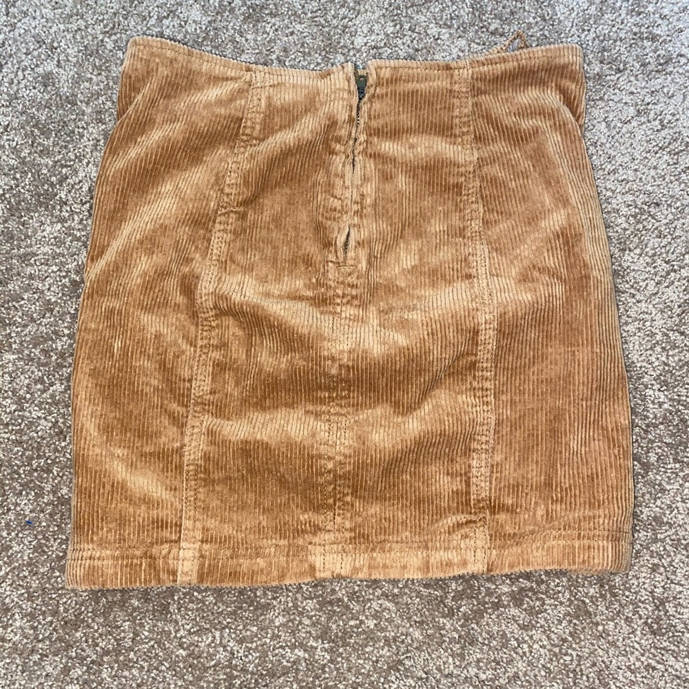 Pacsun Tan/Dark Yellow Short Skirt